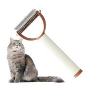 Dog Cat Grooming Glove, Gentle Brush Glove,Efficient Pet Hair Remover Mitt, Double Sided Ergonomic Handle Tool, Grooming Tool Undercoat Rake For Dogs Long Loose Thick Coat Puppy