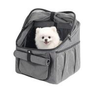 Dog Cat Pet Cycles Front Basket - Foldable Secure Bike Carrier