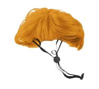 Dog Cat Wig - Jellyfish Curly Wavy, Adjustable Elastic Band, Cosplay Party | Breathable Mesh Soft Fabric, Secure Elastic Fit, for Small Medium Pets, Halloween Cosplay Carnival Birthday Photography