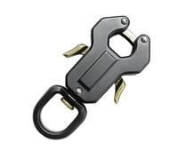 Dog Chain Buckle, Metal Leash Clip, Quick Release Collar Connector, Zinc Alloy Locking Buckle, 300kg Tensile Strength, Outdoor Training Or Hiking Use, 3.19x1.38x0.31 inches,1 Piece