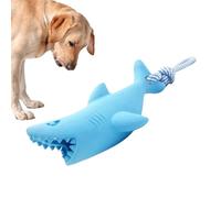 Dog Chew Toy - 38 cm Indestructible Dog Toy - Hard Puppy - Durable Rubber Interactive Play Accessory for Fetch Tug Games Shark Dinosaur Indoor Outdoor Training Entertainment