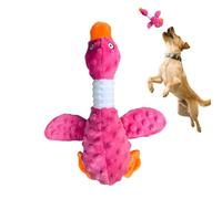 Dog Chew Toy - Aggressive Bite-Resistant Squeaky Plush Bird Toy | Durable Chewer For Medium Large Breeds Backyard Garden Living Room Camping