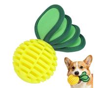 Dog Chew Toy - Interactive Teething Relief Toy Squeaker for Puppies | Safe Soft Sturdy with Mental Stimulation Training Texture, Boredom Reduction Training Enrichment Toys for Small Medium Breed Dogs