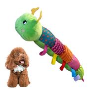 Dog Chew Toy - jouet chiot grinçant, jouet à mâcher chien interactif | Design sonore qui attire l'attention Crocodile Caterpillar Lucard Teething jouet à mâcher, jout