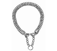 Dog Choke chain, double row, with strain relief, 55 cm/2.5 mm