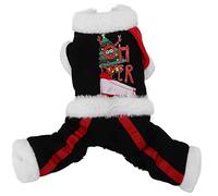 Dog Christmas Costume | Cute & Warm Pet Christmas Tree Vest for Small/Medium Dogs | Easy on - Off with Snaps | Holiday Party Outfit (S)