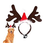 Dog Christmas Costume Pet Holiday Accessories Reindeer Headband For Dogs Christmas Pet Outfit Festive Dog Accessories Holiday Dog Gear Christmas Pet Costume Pet Headwear For Christmas Cute Dog