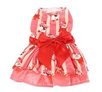 Dog Christmas Costume | Soft Santa Claus Pattern Pet Apparel for Daily Use/Parties/Holidays | Elastic Design Fits Skin - Friendly Material (M)