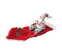 Dog Christmas Costumes, Pet Red Hat Christmas Outfit, Christmas Dog and Cat Dress-Up, Red Hat Dog Suit with Santa Claus Figurine, Holiday Outfits for Dogs and Cats