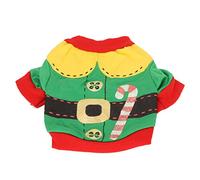 Dog Christmas Shirt | Soft Polyester Fabric for Breathable Comfort | Holiday Pet Outfit for Small Dogs/Cats/Rabbits | Sweat Absorption Design, Festive Apparel (L)