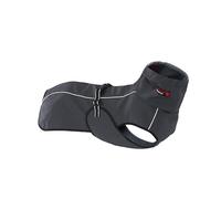 Dog Clothes Autumn Winter Medium Large Greyhound Whippet Dog Plus Velvet Warm Thick Two-Legged Vest(Gris,3XL)