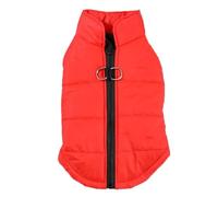 Dog Clothes Soft Pullover Pajamas for Small Medium Large Dogs Warm Thicken Jacket Pet Jumpsuit Winter Coat(Red,XXL)