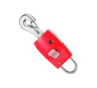Dog Collar Clip, Secure Locking Buckle, Quick Release Fastener, Lightweight Design, Reusable Pet Accessory, Home Travel Outdoor Use, Garden Park Walking 2.59 inch Blue/Red