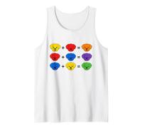 Dog Color Theory Educational Art Teacher Paintbrush Débardeur