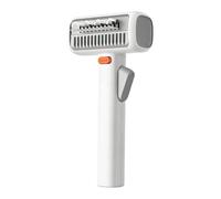 Dog Comb - 2 in 1 Cat Self Detangling Grooming Brush | Self Cleaning Pet Shedding Tool Slicker Comb for Puppies, Kittens, Multi Pet, Households, Home, Apartment, Daily Grooming Care