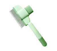 Dog Comb - 2-Pack Pet Hair Removal Comb & Flea Picker | Pet Hair Removal Tool With Release Button | Desĥedding Undercoat Brush | For Long Short Haired Dogs Cats Flea Grooming Ergonomic Stainless Steel
