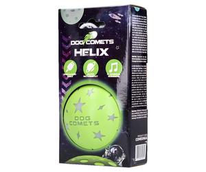 Dog Comets Jouet Pour Chien Helix Ball Vert, Interactif Avec Lumière