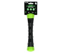 Dog Comets Meteor S - 23 cm - Lanceur de Balle rebondissant pour Chien - Jouet interactif en Caoutchouc - Vert/Noir