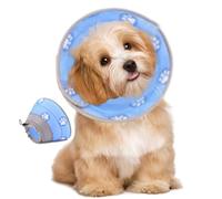 Dog Cone Collar- Adjustable Cat Neck Cone, Soft Cat Recovery Colar Breathable, Protective Collar to Stop Licking and Scratching for Dogs Cats Puppies Healing Care Post Heartwarming Gift