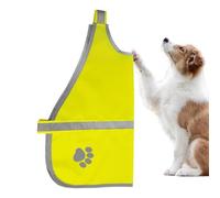 Dog Construction Vest - Reflective Safety Wear, High Visibility Waterproof Pet Training Apparel Service Security Camping Walking Hunting Gear | Perfect Suitable Ideal for Usages Scenarios