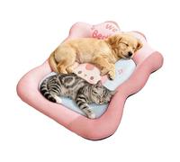 Dog Cooling Bed - Polyester, Washable Soft Pet Mat | Breathable Summer Bed for Puppies & Cats, Portable Floor Ground Lawn Beach Camping Accessory, Bedside Home Comfort Pet Supplies