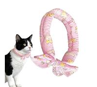 Dog Cooling Collar, Ice Neck Scarf, Comfortable Fit, 1.97x39.37 inches Lightweight Design Accessory, Pet Cooling Leash for Camping, Walking, Beach, and Travel