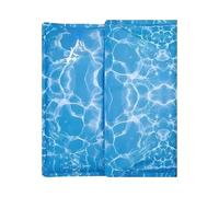 Dog Cooling Mat - 15.75 Inch Ice Silk Mat | Ice Silk Pet Pad - Cooling Mats for Small & Medium Dogs & Puppies Seniors Providing Comfort on Floors Sofas Patios Backyards Car Blending with Pet Furniture
