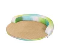 Dog Cooling Mat - 15.75 Inch Ice Silk Rattan | Ice Silk Rattan Pad - Cooling Mat for Small Medium Dogs Puppies & Cats Providing Comfort on Patios Bedrooms Offices Backyards Supporting Relaxation