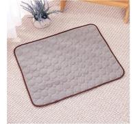 Dog Cooling Mat 4X More Effective, Pet Ice Silk Blankets Sleeping Mat for Dog Dogs Cats Pets in Summer Keep Cool, Outdoor Dog Self Cooling Crate Sleep Mats Washable Non-Slip (Brown,XXL 150 * 100cm)