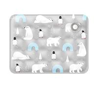 Dog Cooling Pad - Portable Pet Chill Mat, Reusable Water Filled Cooling Blanket, Lightweight Heat Reduction Pad, Easy Clean Fabric | Canine Feline Small Animal Use, Kennel Crate Accessory, Outdoor