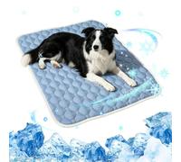 Dog Cooling - Summer Comfort Pad, Washable Non Slip Pet Sleeping Mat With B