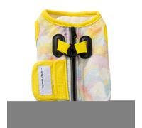 Dog Cooling Vest - Ice Pet Shirt with Harness D-Ring, UV Protection Summer Coat, Hot Weather Outdoor Training Usage Accessory Supply, Mesh Bird Eye Cloth, XS S M 1 Piece Set Breathable Blue Jacket