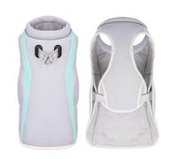 Dog Cooling Vest Jacket - Cover with Harness | Breathable Cool Coat for Dogs Lightweight Summer Pet Apparel Adjustable Straps, Reflective Trim, UV Protection Outdoor Heat Relief
