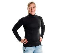 Dog Copenhagen Bekleidung Rollkragensweatshirt Back on Track sous-Pull à Manches Longues et col roulé pour Femme XL Noir