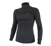 Dog Copenhagen Bekleidung Rollkragensweatshirt T-Shirt Femme, Noir-Noir, L