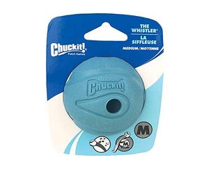 Dog Copenhagen ChuckIt The Whistler Jouet à Lancer/Rattraper Doux/Résistant avec Son pour Animal de Compagnie Taille L 5 Unités
