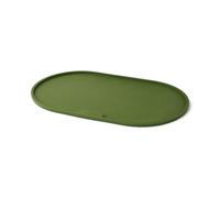 DOG Copenhagen Tapis de gamelle pour Chien - Tapis d'alimentation en Silicone - Tapis de Bol Imperméable et antidérapant, Racing Green, S