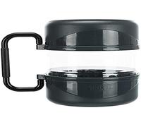 Dog Copenhagen Trixie 2491 Set de gamelles de Voyage en Plastique Noir 2 l/0,75 l