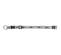Collier pour Chien Trixie Silver Reflect Noir Gris S/M 30-45 cm