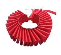 Dog Costume Collar, Pet Accessories, Dog Neckwear, Soft Lightweight Fabric for Comfort, Adjustable Fit Small Breeds, Ruffle Outfit for Events, 8.66x8.66x1.97 inches