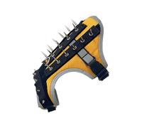 Dog Coyote Vest, Puppy Harness with Spikes, 30x22cm/11.81x8.66 inches Reflective Shield for Protection from Animal Attacks Protect Your Dog Animal Attack Polyester