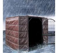 Dog Crate Cover Waterproof for Winter - Durable Metal Cage Kennel Cover to Keep Your Dog Warm, Easy to Install