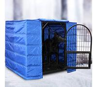 Dog Crate Cover Waterproof for Winter - Durable Metal Cage Kennel Cover to Keep Your Dog Warm, Easy to Install