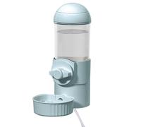 Dog Crate Water Bottle Dispenser, Auto Siphon Pet Feeder, Heated Bunny Water Dispenser, USB Rechargeable, Leak Proof Design, 500ml, Cage Hanging for Feline and Canine