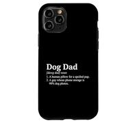 Dog Dad Funny Definition Canine Pet Parent Propriétaire Animal Coque pour iPhone 11 Pro