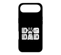 Dog Dad Groovy Police Distressed Text New Puppy Father's Day Coque pour iPhone Air