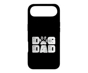 Dog Dad Groovy Police Distressed Text New Puppy Father's Day Coque pour iPhone Air