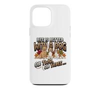 Dog Dad Life is Better with A Dog Lover Dog Lover Dog Owner Coque pour iPhone 13 Pro Max