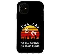 Dog Dad The Man The Myth The Snack Dealer - Amoureux des Chiens Coque pour iPhone 11