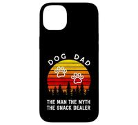 Dog Dad The Man The Myth The Snack Dealer - Amoureux des Chiens Coque pour iPhone 14 Plus